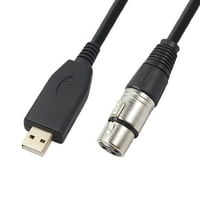 CXDA USB muško za XLR ženski mikrofon pretvarač Mic Studio Adapter Audio Link kabl