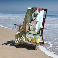 -Dake američke zastave i pseći ručnici za plažu za plažu prevelizirani mekani plažni pokrivač ručnici
