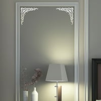 Početna Dekor Zidne naljepnice Moderno zrcalno stil uklonjiva naljepnica naljepnica naljepnica za zid domaće sobe DIY dekor