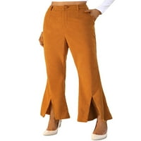 Ženske pantalone WRCNOTE BLADZO PASAZO PANT HIGH SQUARE Hlače putovanja Labavi fit dno su solidne boje