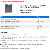 Grijač jezgre - kompatibilan sa - GMC P35 P minim