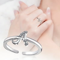 Full Diamond cirkon zvona za žene modni nakit Popularni dodaci Prsteni m