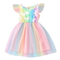 TODDLER TULLE haljina Ljeto Outfit Rođendan Princess Party Girls Causel Tutu suknje 1- godina