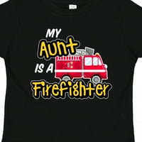 Inktastična moja tetka je vatrogasac sa vatrogasnim kamionom poklon dječaka malih majica ili majica mališana
