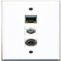 Riteav - Port CoA kablovska TV - F-tipa i lučka zaštitna mačka Ethernet i port zidna ploča