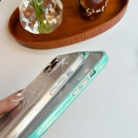 ELEPOWER Ultra-Clear Cover za iPhone 6.1 , meka elastična TPU backplane i šareni okvir svjetla i tanka