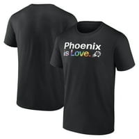 Muška fanatika brendirana Black Phoeni Suns City Pride Mom Logo Majica