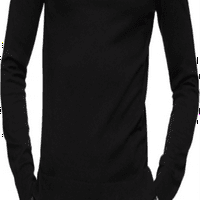 Calvin Klein Ženska Merino Turtleneck Logo džemper Black Veličina XL