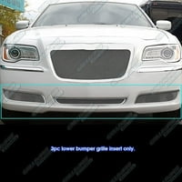 Premium nehrđajući čelik hromirana mreža sa Chrysler 300c 2011- bez prilagodljive cruise combo n19-r96117r