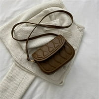 Cocopeueunt bankerm crossbody torbe za žene sedlo Mala luksuzna dizajnerska torbica torbica ženska torba