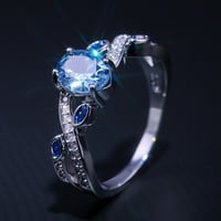 Lulshou Dame Fashion Circon Rings Creative prstenovi Par prstenovi