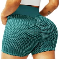 Workout Yoga kratke hlače za žene High Squik Tummy Control Butt Dižet trčanje Atletski kratke hlače Scrounch Butt ženske vruće hlače