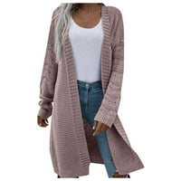 Riforla ženski kardigan srednje dužine stila kardigan džemper kaput novi stil jesen i zimski kardigani