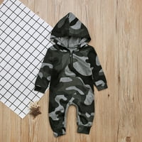 Corashan Newborn Baby Unise Romper 0-2Y s kapuljačom Xmas poklon ROMPER ZEMLJIŠTE BODYSUIT odjeća