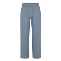 Homodles casual pantalone za muške sa džepovima - Ležerne prilike za pantalone svijetlo plave veličine