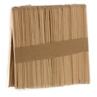 [Pack] KRAFT drveni zanatski štapići - odlično za umjetnost i zanat, prirodne drvene liječenice, drvene