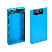 LEKY prijenosni punjač baterije USB tip-c LCD ekran DIY mobilni elektroenergetski bank blue