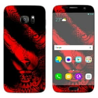 Kože naljepnice za Samsung Galaxy S Edge Aztec Lion Red