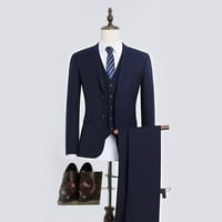 Pedort Muns Blazer Coats Coats Business Wedding Party Jacket Navy, XL