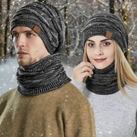 Šeširi Muški vjetrovitni šal za vjetroelektrane Hood Ženska zima topli pleteni i zimi za šešire za odrasle