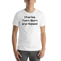 Nedefinirani pokloni 3xl Charles Town rođen i podignuta pamučna majica kratkih rukava