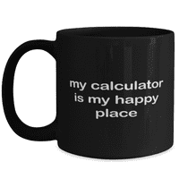 Računovođa krigla - računovođa kafića - moj kalkulator je moje sretno mjesto - računovođa krila crna