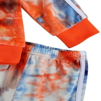 Multitrust Baby Girls Boys Tie-Dye Dugi rukav s dugim hlačama odijelo