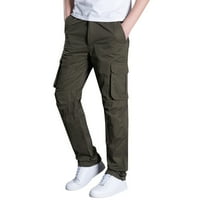 Simplmasygeni čišćenje muške hlače pantalone muške plus veličine pamučne multi-džepne opterećenja odjeće