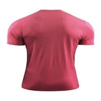 Muške hladne suhog kratkih rukava Atletski košulje za vježbanje trčanje kraljevske majice Active Sports