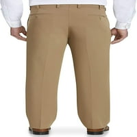 Zlatna serija DXL muških pantalona za opuštanje - opuštene hlače, Khaki, 58W 30L