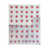Tregble Heart stil naljepnica ultra tanki šareni srce slatka slika lepilica 3D ukras za nokte za manikuru