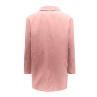 Ženski vrhovi kratkih rukava cvjetna bluza casual ženske ljetne V-izrez T-majice Pink XL