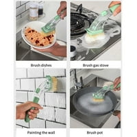 Predyyaynautomatic Dodajte četkicu za čišćenje deterdženta, četkica za sudope za posudu za kuhinjske