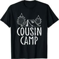 Rođačni kamp Porodični kamp ljetni odmor posada Porodična izlet majica crna 3x-velika