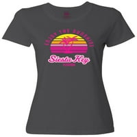 Inktastično ljeto Uživajte u suncu Siesta Key Florida u majici ružičaste žene