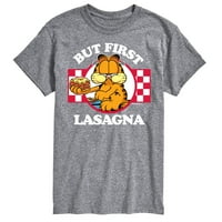 Garfield - Ali prvo, Lasagna - Muška grafička majica kratkih rukava
