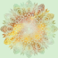 Coronae Mandala Girls Mint Zelena grafika - Dizajn od strane ljudi s