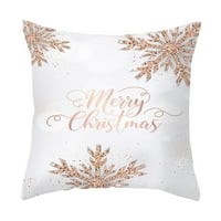 Follure Golden Božićni breskvo jastuk za kožu evropski i američki stil ukras za ukrašavanje jastučnice