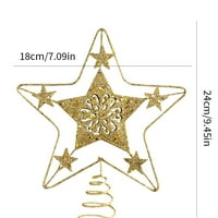 Promotivni klirens kovano željezo Božićno drvce blistavo zvijezda starper zvijezda božićno drvce top