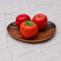 Drvena ploča nepravilna oblika voćna ploča kreativna snack desertna ladica od punog drveta voćna ladica