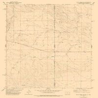 Mapa Topo - Mule Creek Wyoming Quad - USGS - 23. 31. - Matte Art Paper