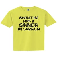 Znoj kao grešnik u crkvi kratkih rukava Neon majica