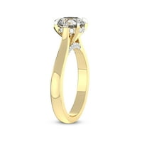 Carat igi certificirani laboratorij ovalnog oblika odrasli dijamantni zaručnički prsten