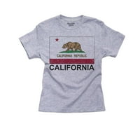 California State Flag - Specijalna vintage izdanje Boy's Pamučna majica za mlade