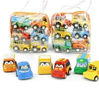 Aubess Pull Back Cars za debljine, igračke za građevinske vozile za dječje djece Dječji dječaci Dječji