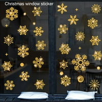 Božićni ukras snjegavi prozor za pvc za zidne naljepnice za Windows Pinshui