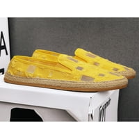 Daeful muški platneni cipela okrugli prsti Espadrille Loafers Slip-on Stanovi Više boja CUTOUT Espadrilles