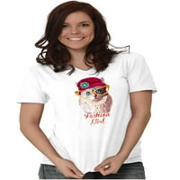Modna djevojka smiješna Crazy Cat Lady V izrez T majica Tees Women Brisco Marke 2x