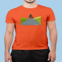 Dugačka majica za milju duge energetske milje muškarci -Wilfred Hildonen dizajni, muški xx-veliki