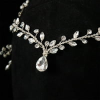 Kristalna mladenka Vjenčana češa za kosu vintage zapanjujuća češljevina za ženske dnevne nakit za žene